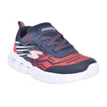 Navy-Red - Front - Skechers Boys Magna-Lights Maver Trainers