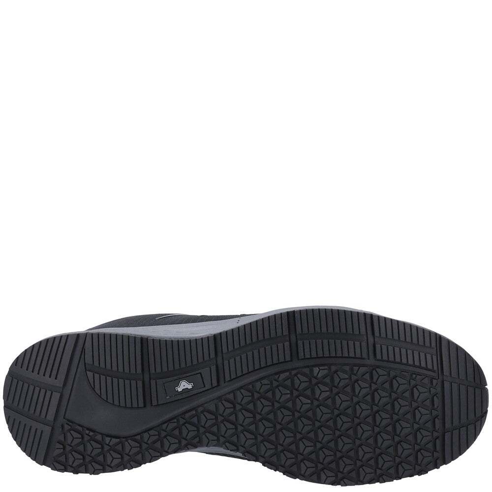 Black - Side - Amblers Unisex Adult AS717C Safety Trainers