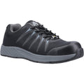 Black - Front - Amblers Unisex Adult AS717C Safety Trainers