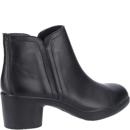 Black - Lifestyle - Amblers Womens-Ladies AS608 Tina Leather Safety Shoes