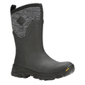 Black-Heather Grey - Front - Muck Boots Womens-Ladies Arctic Ice Wellington Boots