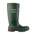 Green - Back - Dunlop Unisex Adult FieldPro Wellington Boots