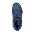 Blue Navy - Lifestyle - Skechers Childrens-Kids Velocitrek Leather Walking Boots