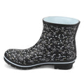 Black - Side - Skechers Womens-Ladies Bobs Rain Check Misty Eye Wellington Boots