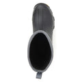 Black-Grey - Pack Shot - Muck Boots Womens-Ladies Arctic Ice Vibram Geometric Wellington Boots