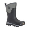 Black-Grey - Front - Muck Boots Womens-Ladies Arctic Ice Vibram Geometric Wellington Boots