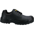 Black - Back - Amblers Unisex Adult 66 Leather Safety Shoes