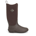 Brown - Back - Muck Boots Womens-Ladies Fleece Wellington Boots