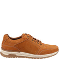 Tan-Beige - Back - Hush Puppies Mens Joseph Nubuck Trainers