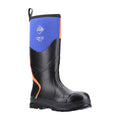 Black-Blue-Orange - Back - Muck Boots Unisex Adult Chore Max S5 Wellington Boots