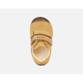 Biscuit Beige - Close up - Geox Childrens-Kids Tutim Crawl Leather Trainers