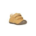 Biscuit Beige - Front - Geox Childrens-Kids Tutim Crawl Leather Trainers