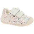 White - Front - Geox Childrens-Kids Tutim Crawl Leather Trainers