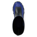 Black-Blue - Pack Shot - Muck Boots Childrens-Kids Forager Wellington Boots
