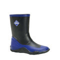 Black-Blue - Front - Muck Boots Childrens-Kids Forager Wellington Boots