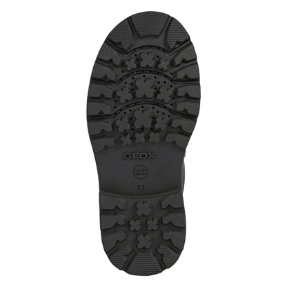 Black - Lifestyle - Geox Boys Shaylax Leather School Shoes
