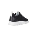 Black - Pack Shot - Geox Womens-Ladies Spherica Leather Trainers