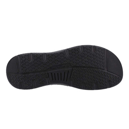 Olive - Side - Hush Puppies Mens Carson Leather Mules