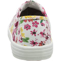White-Multicoloured - Side - Rocket Dog Womens-Ladies Chow Chow Margate Floral Pumps