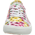 White-Multicoloured - Close up - Rocket Dog Womens-Ladies Chow Chow Margate Floral Pumps