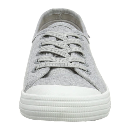 Light Grey - Close up - Rocket Dog Womens-Ladies Chow Chow Summer Jersey Plimsolls