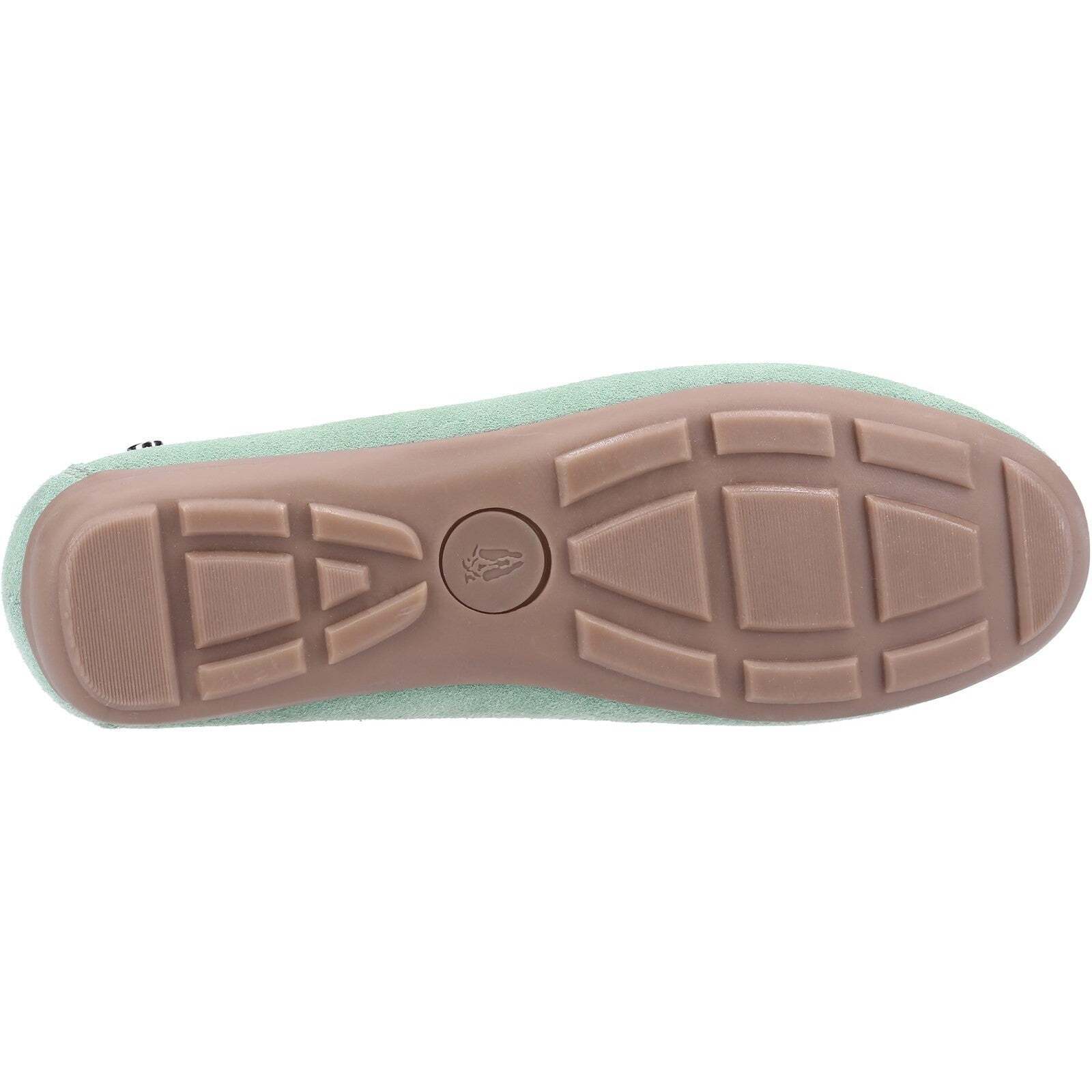 Green-Pink-Grey - Lifestyle - Hush Puppies Womens-Ladies Margot Suede Loafers