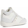 Off White - Side - Geox Womens-Ladies Myria Leather High Tops
