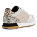 Off White - Side - Geox Womens-Ladies Doralea Leather Trainers