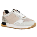 Off White - Front - Geox Womens-Ladies Doralea Leather Trainers
