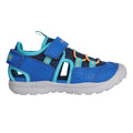 Royal Blue-Light Blue - Front - Geox Boys Vaniett Sandals