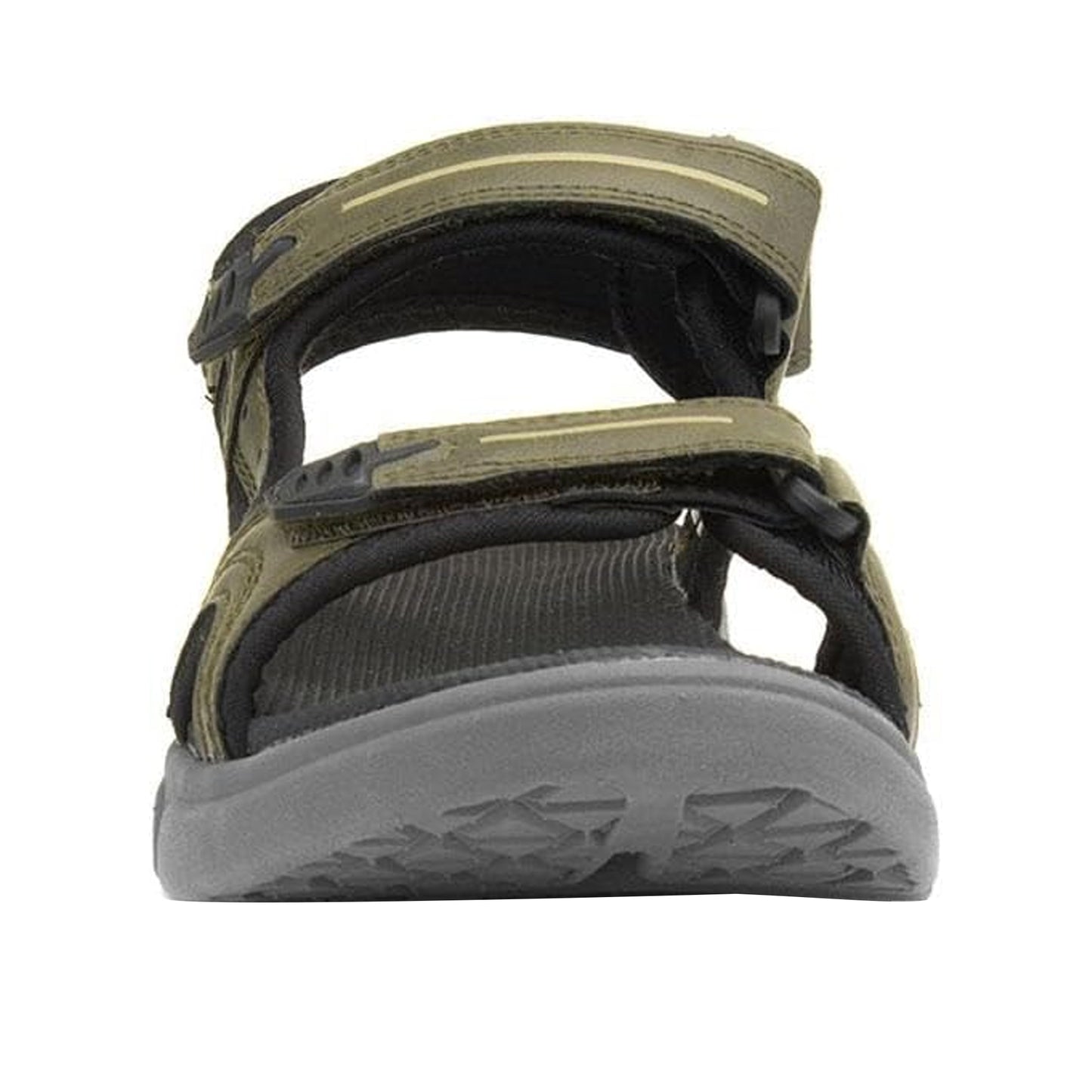 Khaki Green - Pack Shot - Hush Puppies Mens Castro Sandals
