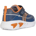 Navy-Orange - Back - Geox Childrens-Kids Assister Trainers