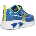 Royal Blue-Lime - Back - Geox Childrens-Kids Assister Trainers
