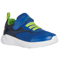 Royal Blue-Navy - Front - Geox Childrens-Kids Sprintye Trainers