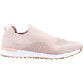 Blush - Back - Hush Puppies Womens-Ladies Ennis Trainers
