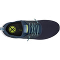 Navy - Side - Hush Puppies Mens Elevate Casual Shoes