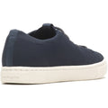 Navy - Side - Hush Puppies Womens-Ladies Good Casual Shoes