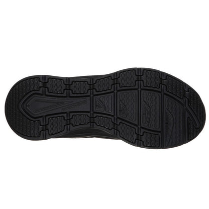 Black - Lifestyle - Skechers Womens-Ladies D´Lux Walker Leather Relaxed Fit Walking Shoes