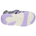 Silver-Lilac - Pack Shot - Geox Childrens-Kids Agasim Sandals