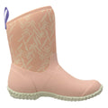 Muted Clay - Back - Muck Boots Womens-Ladies Muckster II Wheat Short Wellington Boots