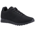 Black - Front - Hush Puppies Womens-Ladies Katrina Trainers