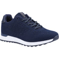 Navy - Front - Hush Puppies Womens-Ladies Katrina Trainers