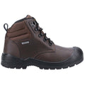 Brown - Back - Amblers Unisex Adult AS241 Leather Safety Boots