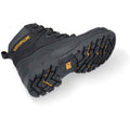 Black-Yellow - Lifestyle - Caterpillar Mens Typhoon SBH Leather Safety Boots