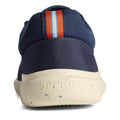 Navy - Side - Sperry Mens SeaCycled Recycled Casual Shoes