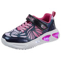 Navy-Fuchsia - Front - Geox Girls Assister Trainers