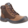 Brown-Taupe - Front - Safety Jogger Mens Dakar Leather Safety Boots