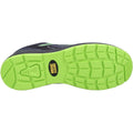 Black-Green - Side - Safety Jogger Mens Cador Safety Trainers