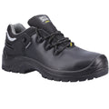 Black - Front - Safety Jogger Mens Leather Safety Shoes