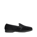 Black - Side - Mirak Shepton Slip-On Slipper - Mens Slippers - Classic Slippers